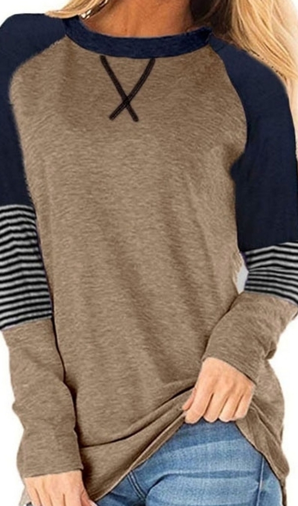 Women's plus size 2x cotton long sleeve top